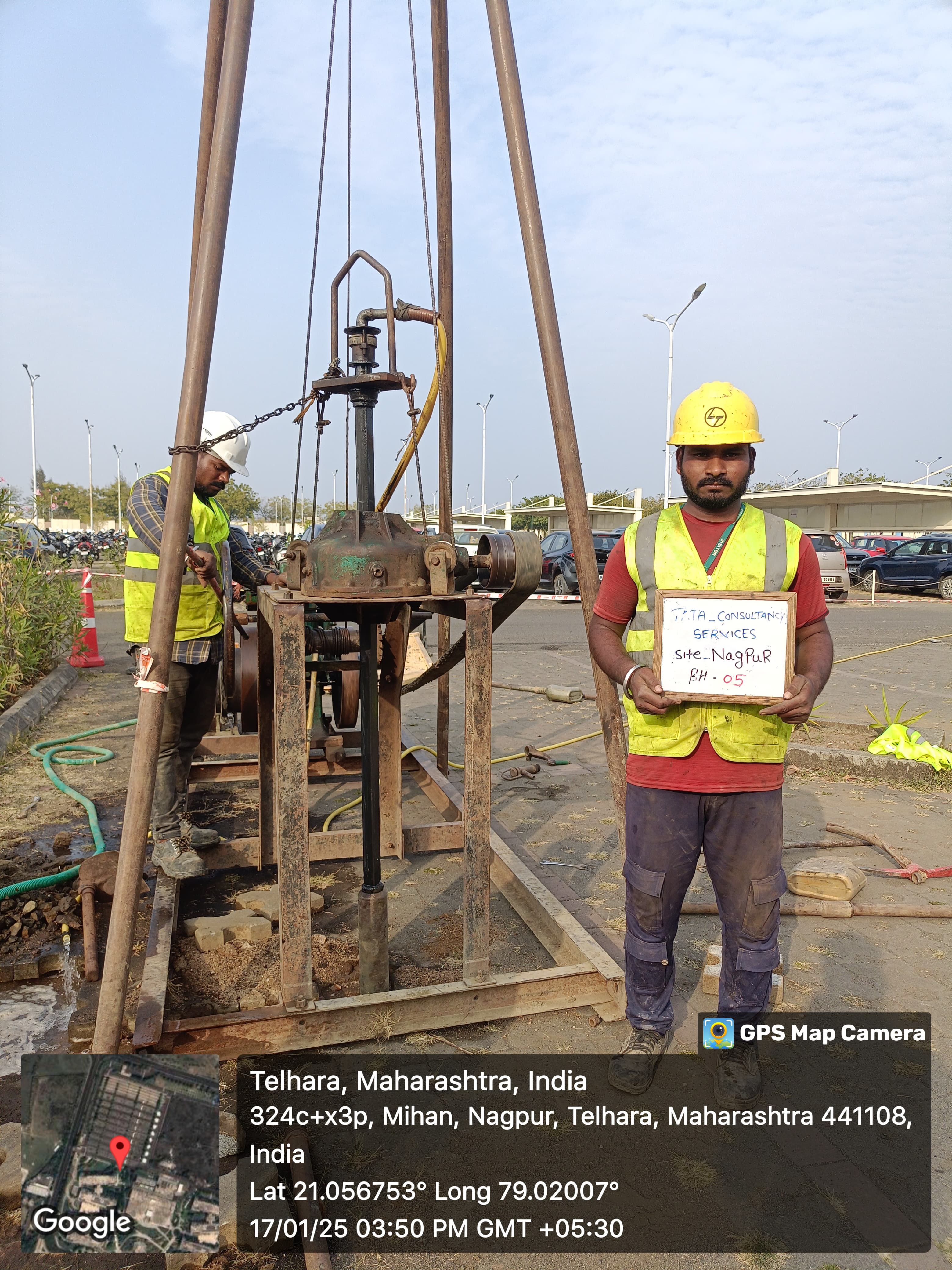 Tata Power Solar Geotechnical Project Nagpur Maharashtra